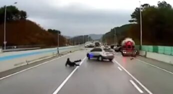 Ghiaccio sull’autostrada, impressionante incidente: l’uomo si salva per miracolo – VIDEO