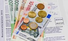 Soldi euro pensione